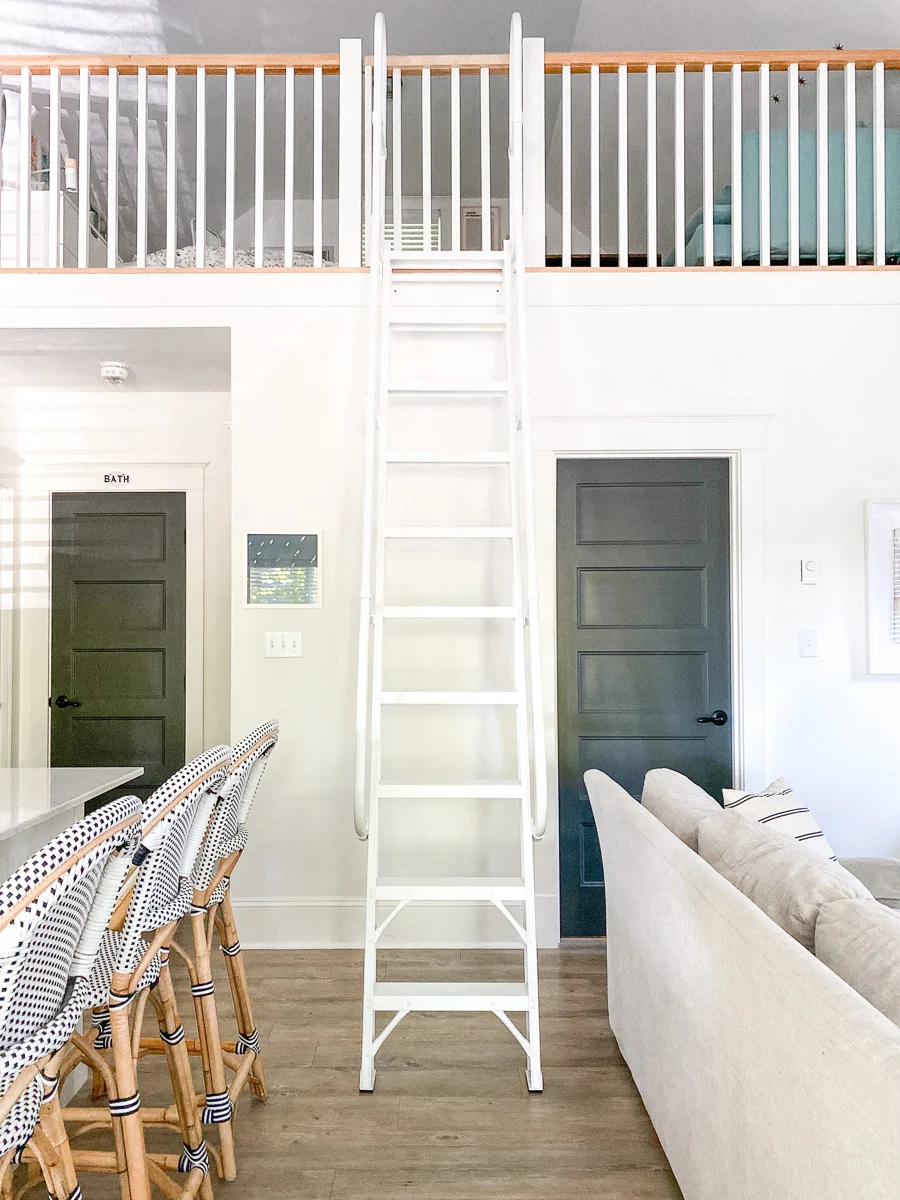 open concept cottage loft decor