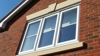 double glazed casement window with stone sill