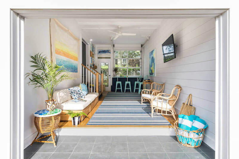 Garage renovation as living space