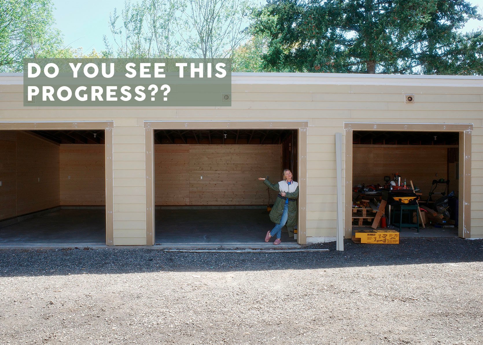 Repairing Our 150 Year Old Garage (An Update) - We Have Walls Again!
