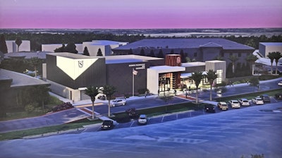 A rendering of what will be the new Business Technology and Engineering Building at Simpson University.