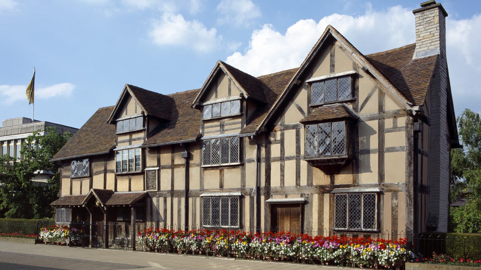 Shakespeare's Birthplace, Henley Street, Stratford-upon-Avon, Warwickshire, c2000s(?). Exterior view of the house where William Shakespeare was born in 1564.