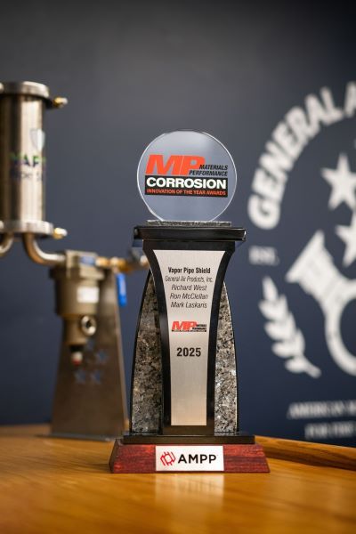 Vapor Pipe Shield Earns Corrosion Innovation Award