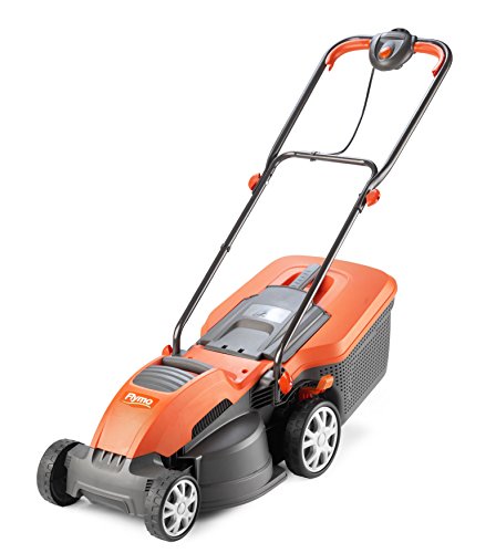 Flymo Speedi-Mo 360c Electric Wheeled Lawn Mower, 1500 W, Cutting Width 36 Cm, Orange/black