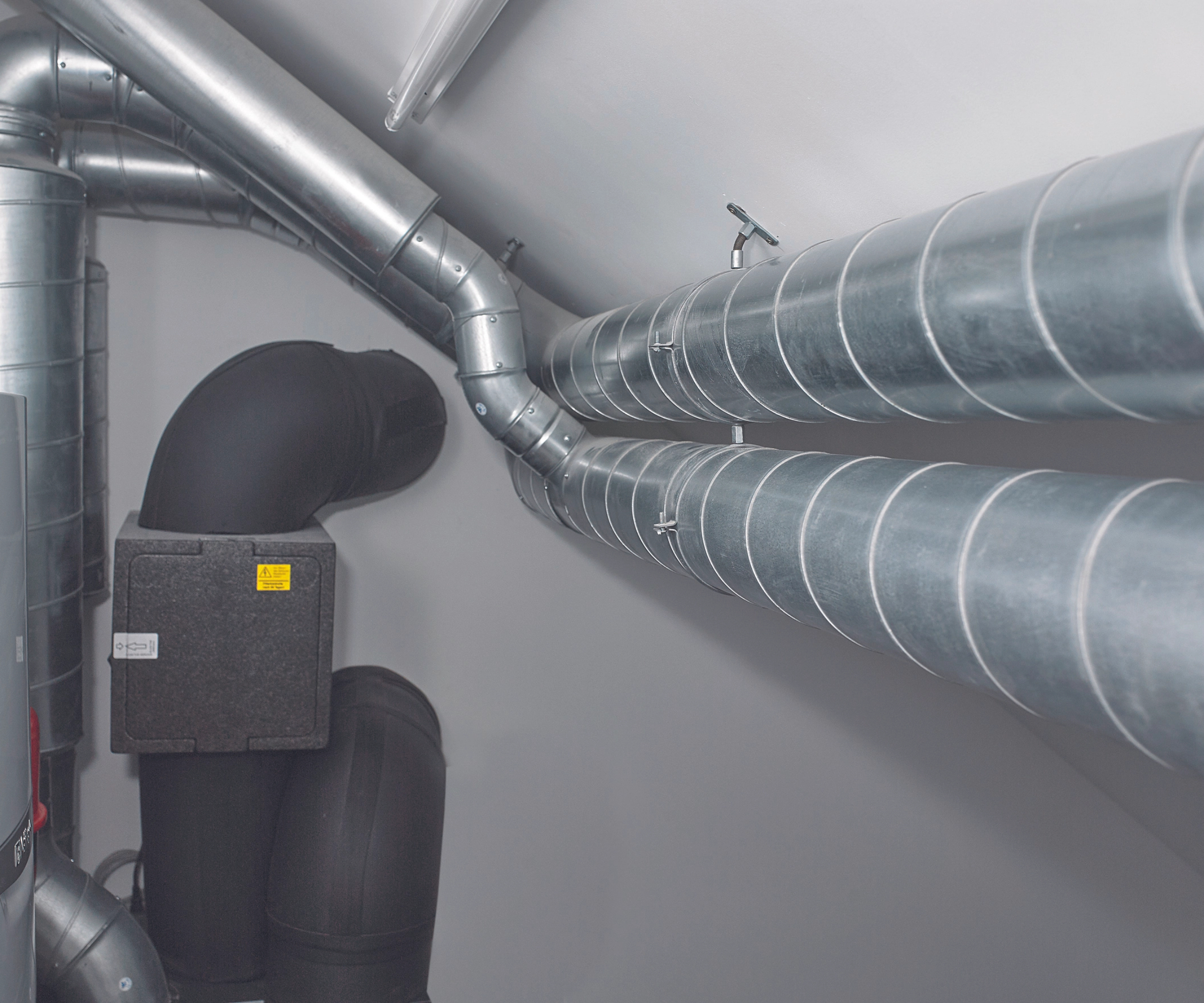 MVHR ducting and pipes