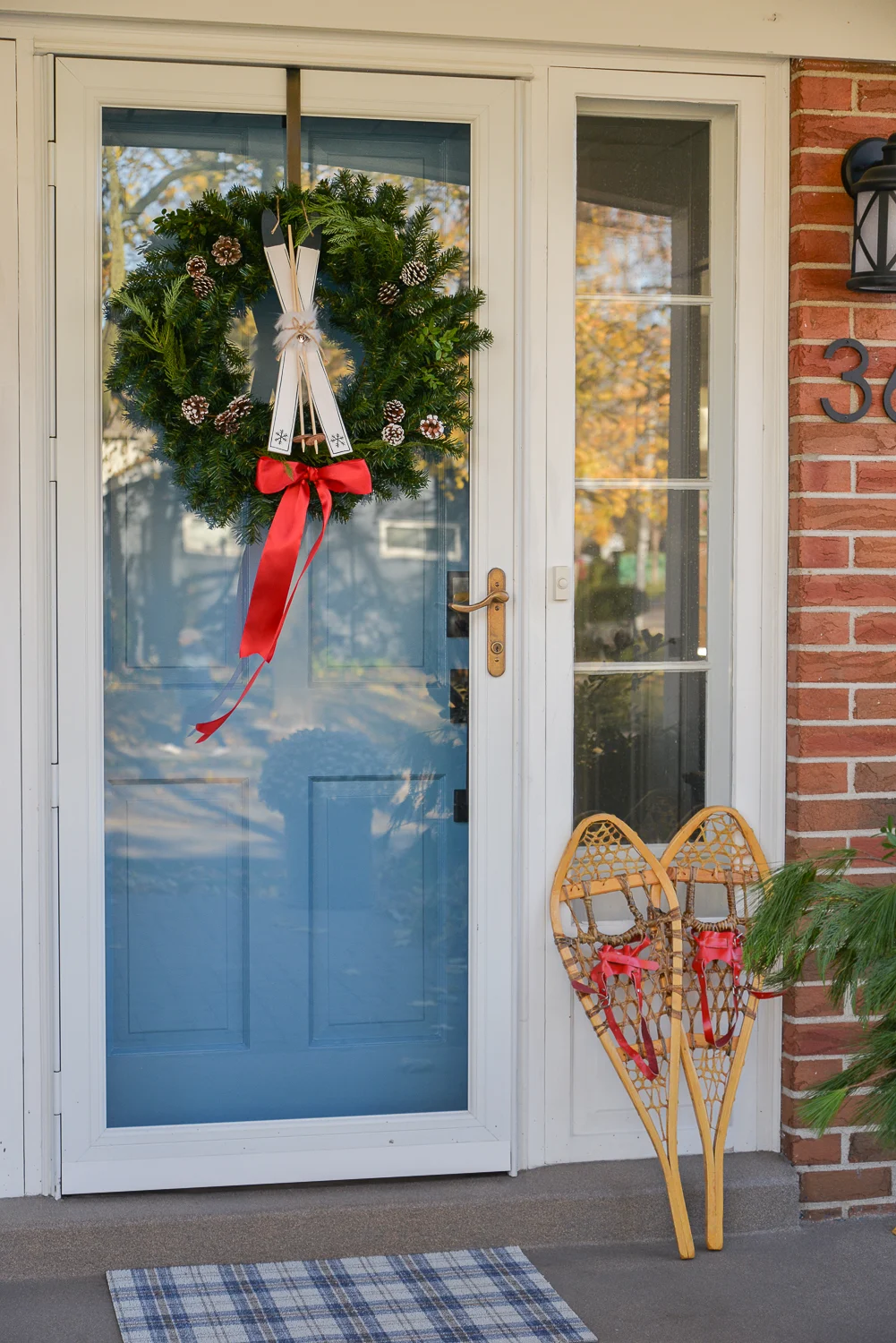front door refresh, front porch decor, front door update ideas