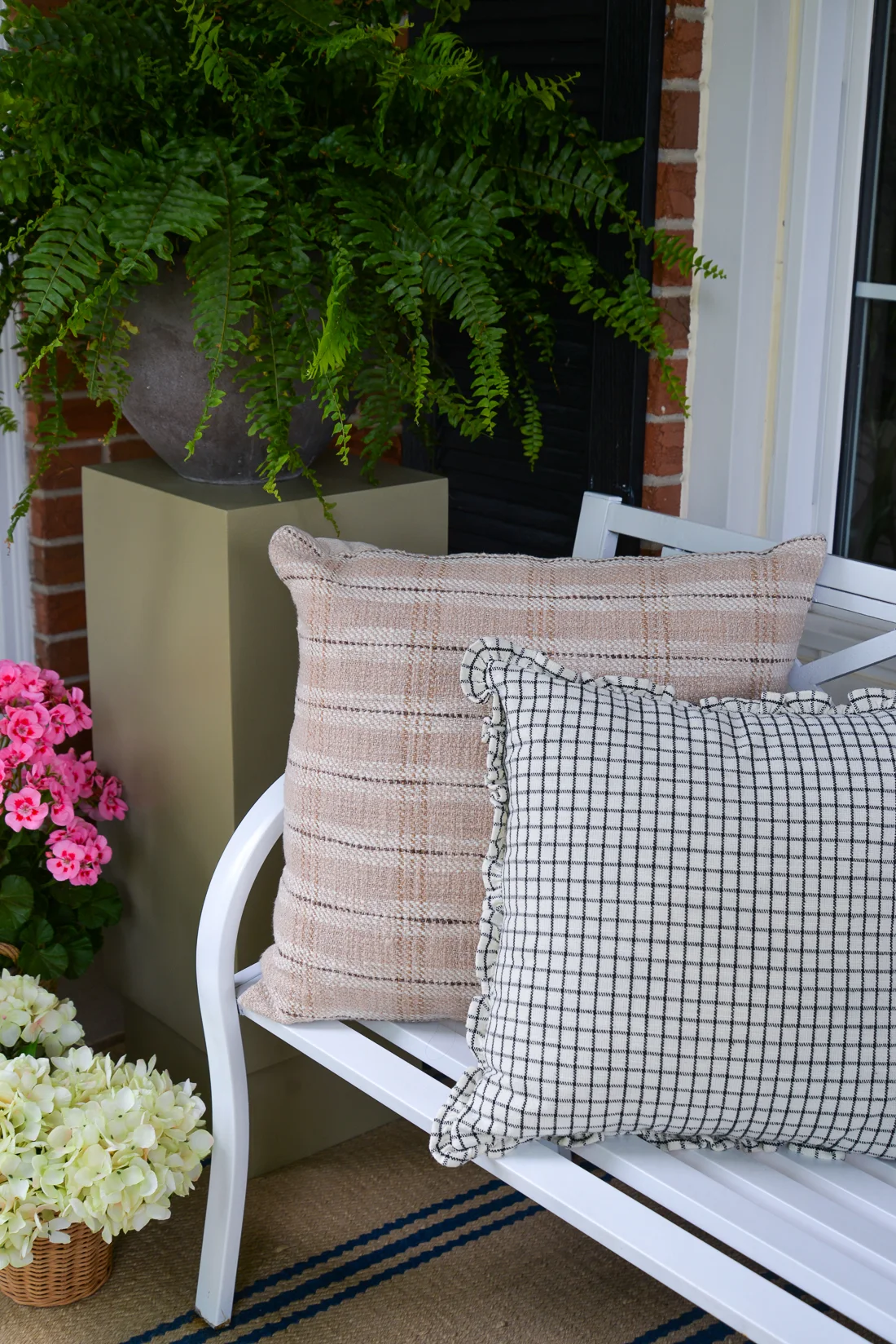 front door refresh, front porch decor, front door update ideas