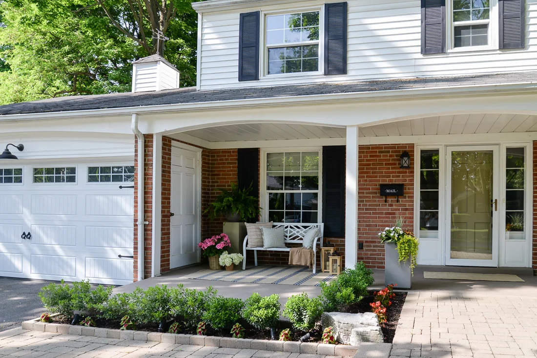 front door refresh, front porch decor, front door update ideas