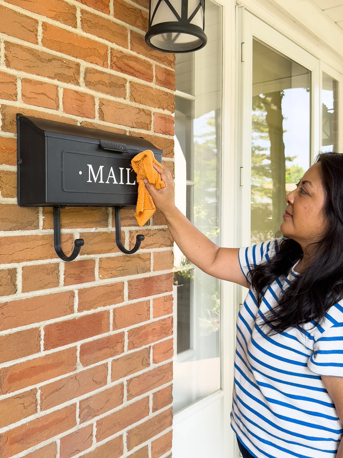 front door refresh, front porch decor, front door update ideas