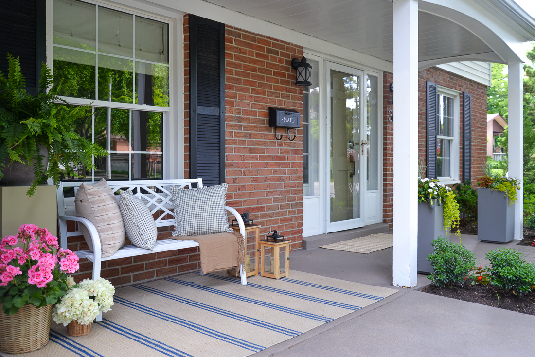 A Front Door Refresh and Simple Summer Porch Updates
