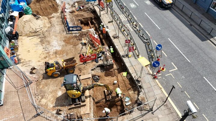 In pictures | Roman road discovered in Manchester city centre site