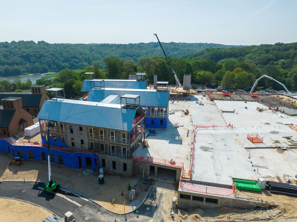 Skanska, Cold Spring Harbor Laboratory Top Out Campus Building
