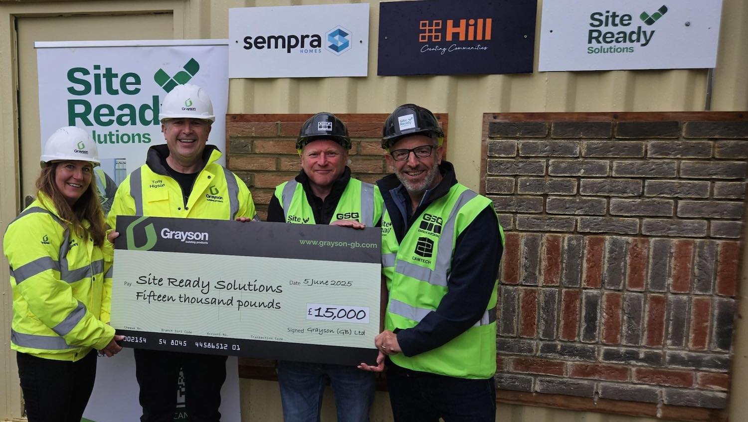 Masonry supplier commits funding for bricklayer training 