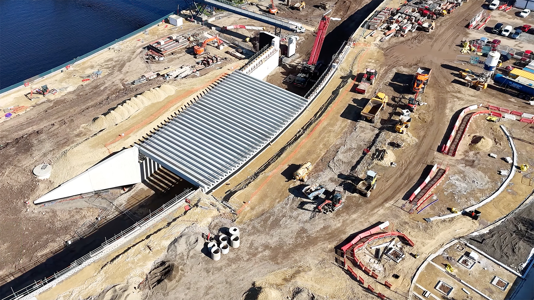 Video | Timelapse shows Esh installing beams at Stockton bridge project