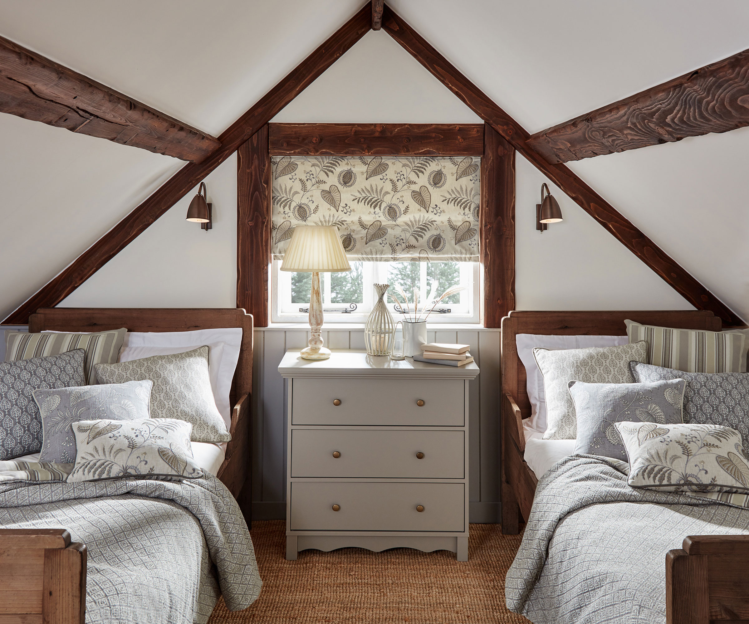 twin loft conversion bedroom