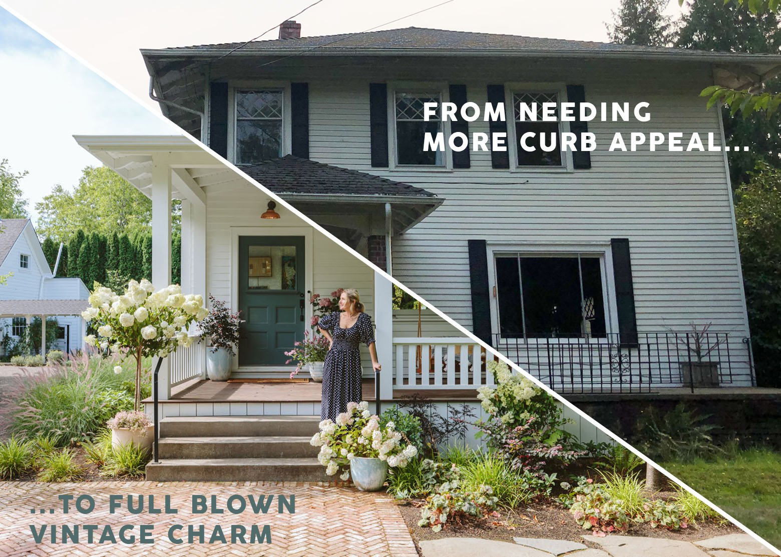 How We Made Our Old House Charming Again - A Front Of House Tour