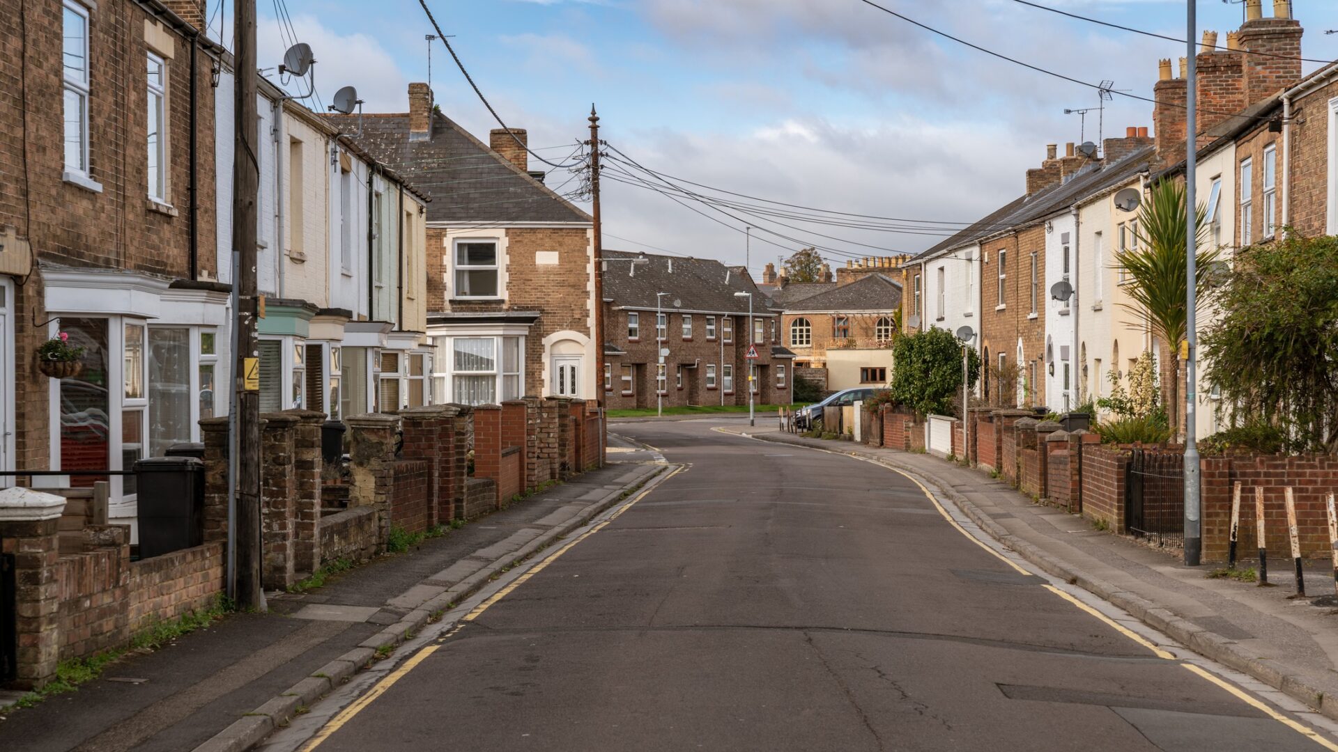 A street in Taunton, Somerset - the council has taken