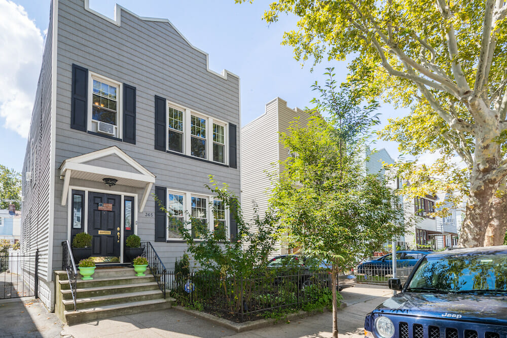 New Jersey, Jersey City, renovation, two family, remodel, one family, house exterior, converting a two family into a one family