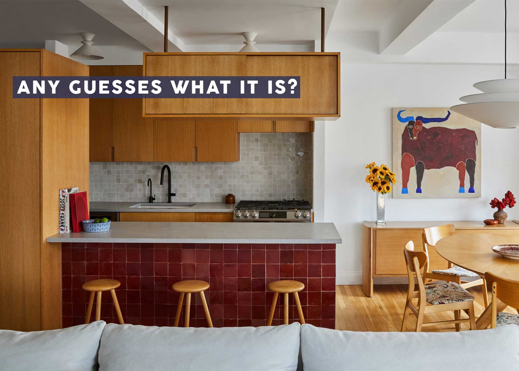 This Kitchen Tile Trend Is Polarizing (& Possibly Controversial) But We're on Board