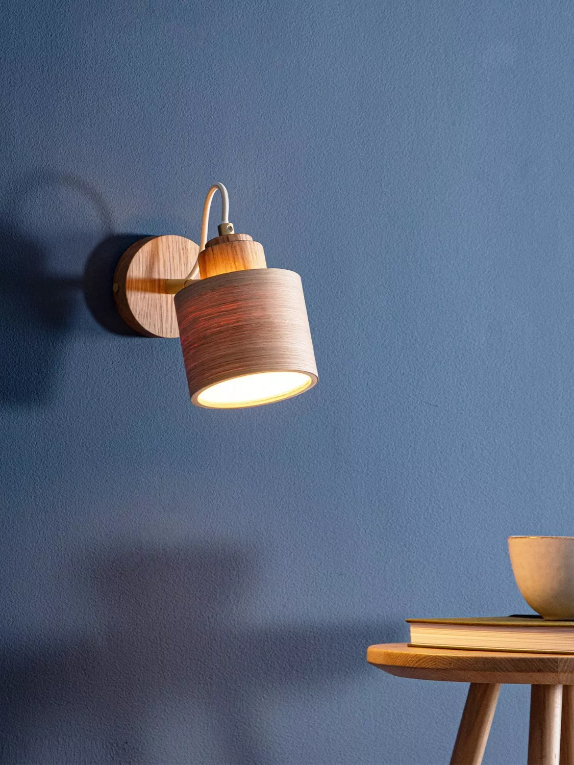 Tom Raffield Spire Wood Wall Light, Oak