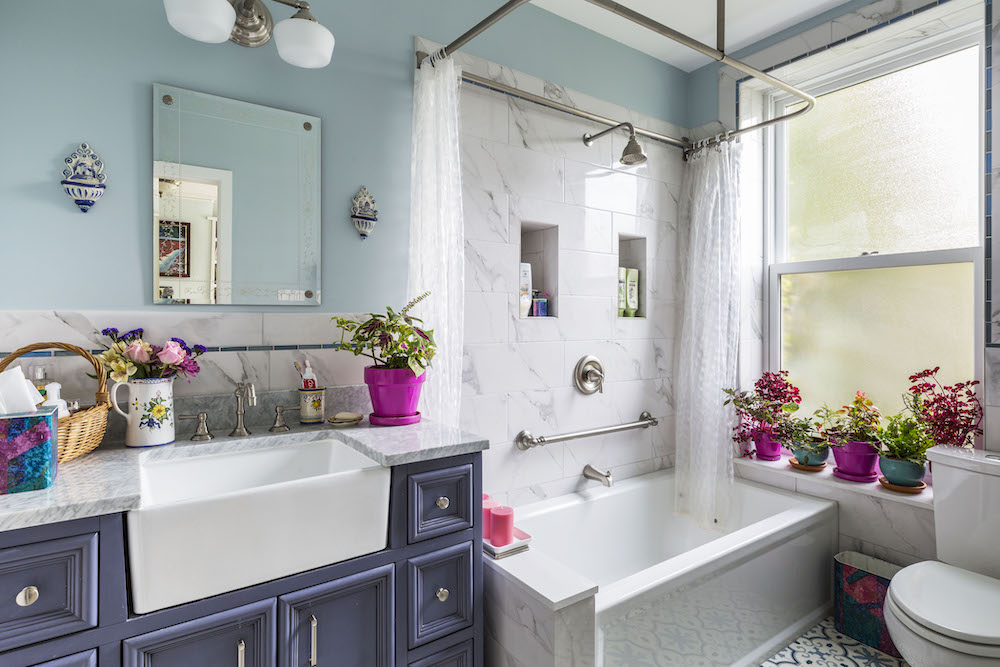 From Blue Vanities to Green Tiles