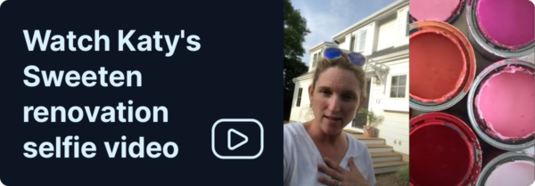 image of katys renovation selfie video