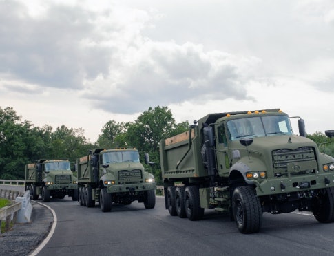 U.S. Army Awards Five-Year Contract for Mack Defense M917A3 Heavy Dump Trucks
