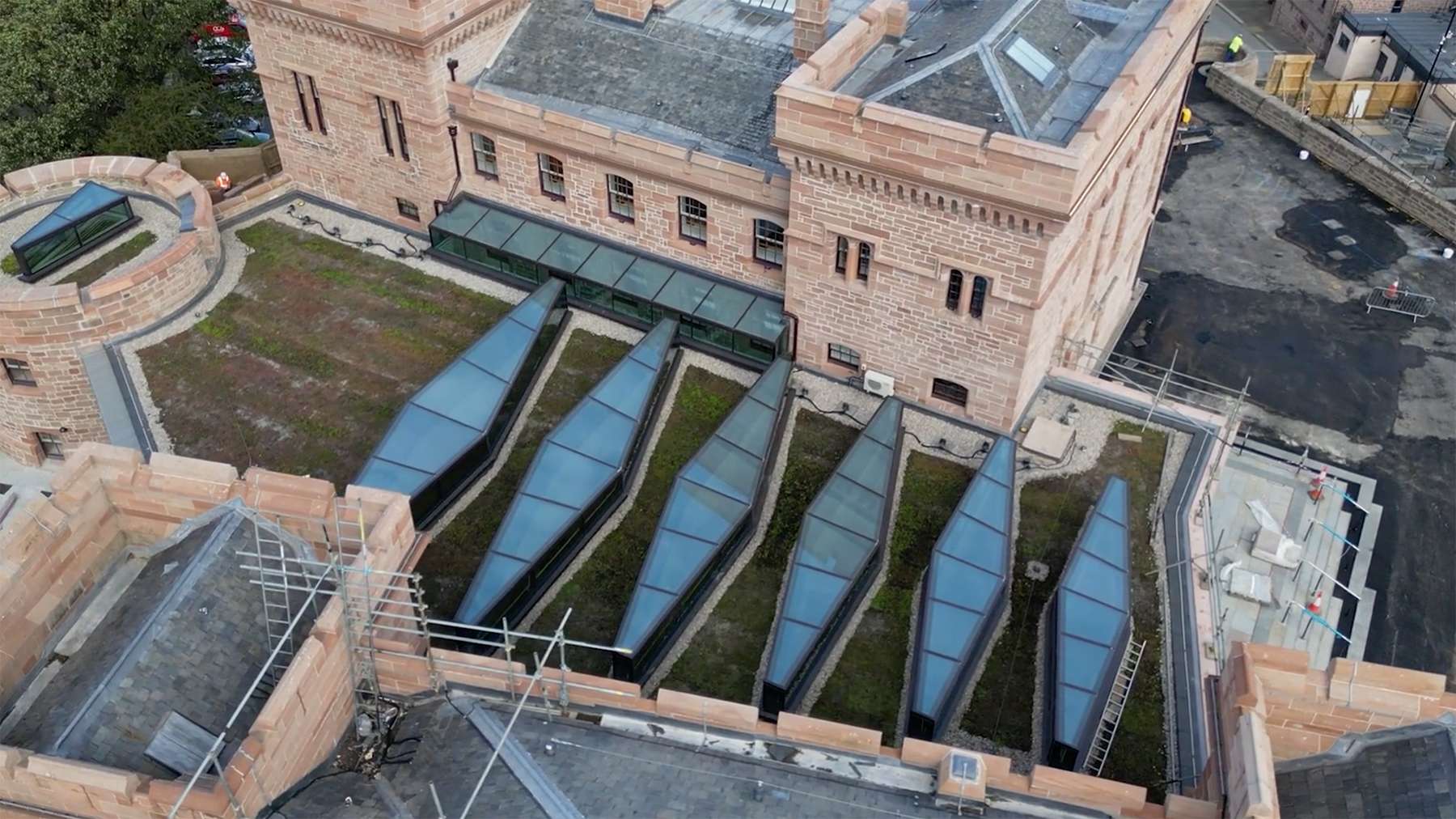 Video | Inverness Castle gets a green roof