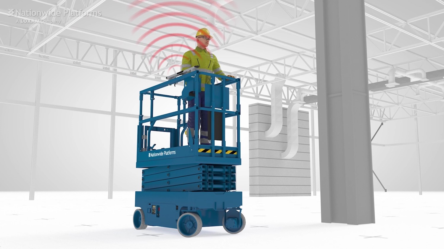 Nationwide Platforms unveils safety system for scissor lifts