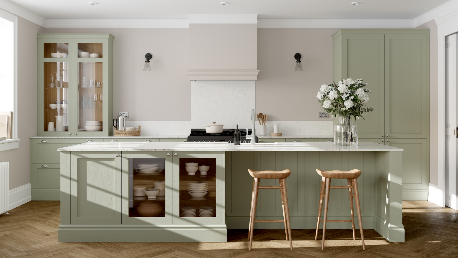 Could sage green kitchen cabinets be the new neutral?