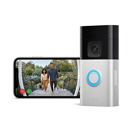 Ring Battery Video Doorbell Plus (newest Gen) | Diy Wireless Video Doorbell Camera With 1536p Hd Video, Head-To-Toe View, Quick Release Battery Pack | Easy to Install (5min)