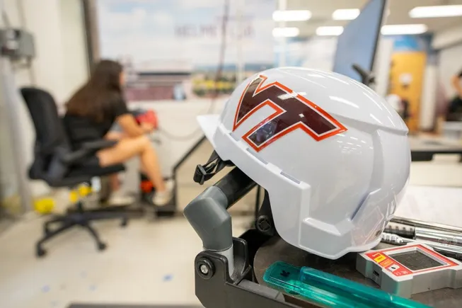 Virginia Tech unveils hard hat, helmet rating system
