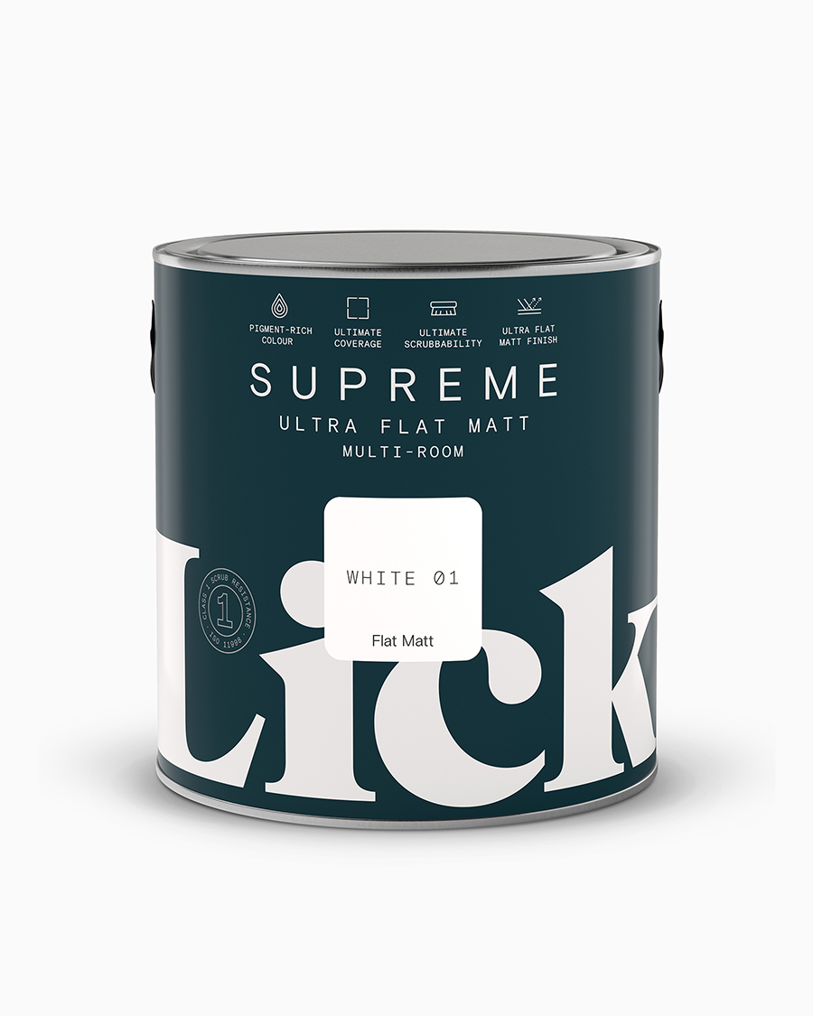 White 01: Supreme – Ultra Flat Matt Paint