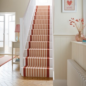 Beatrice Striped Textured Wool Stair Runner