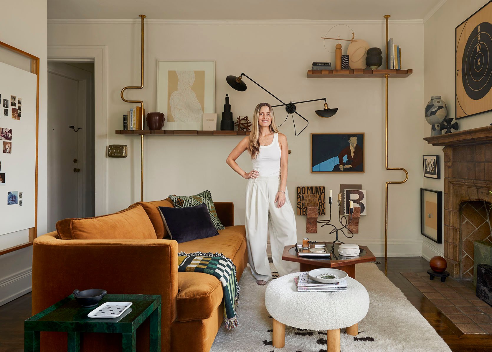 Jess’ Art Filled Living Room/Office Reveal