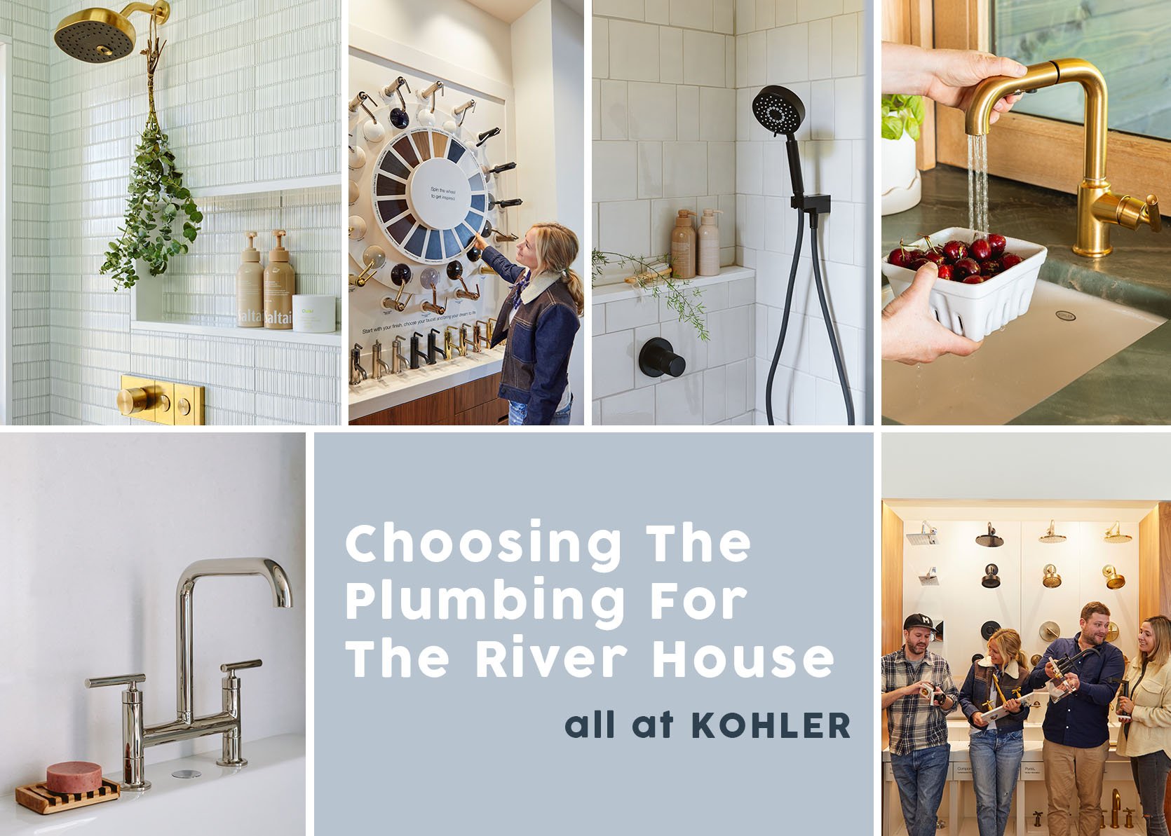 All The Kohler Faucets We Used In My Brother’s River House