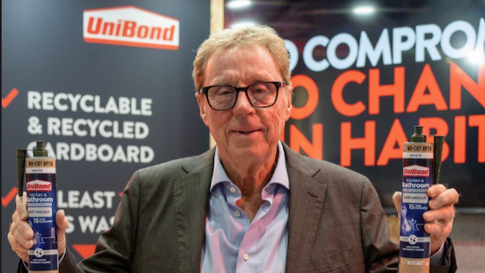 Harry Redknapp backs Unibond sealant after seeing DIY waste