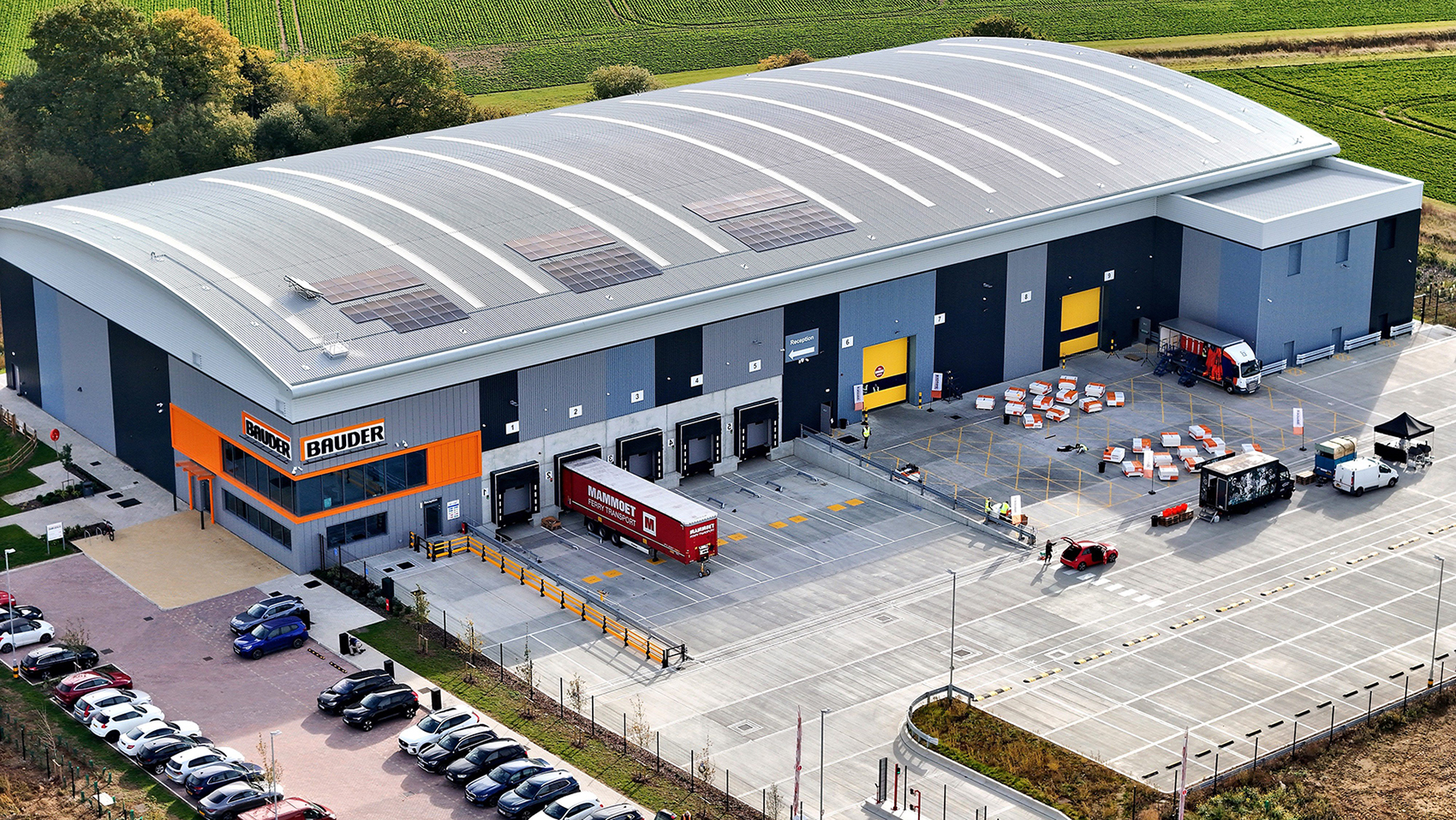 Bauder officially opens new distribution centre
