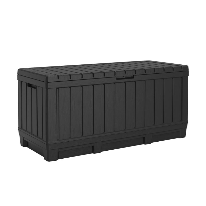 Keter Kentwood Outdoor Garden Storage Box 350l &amp; Reviews | Wayfair.co.uk