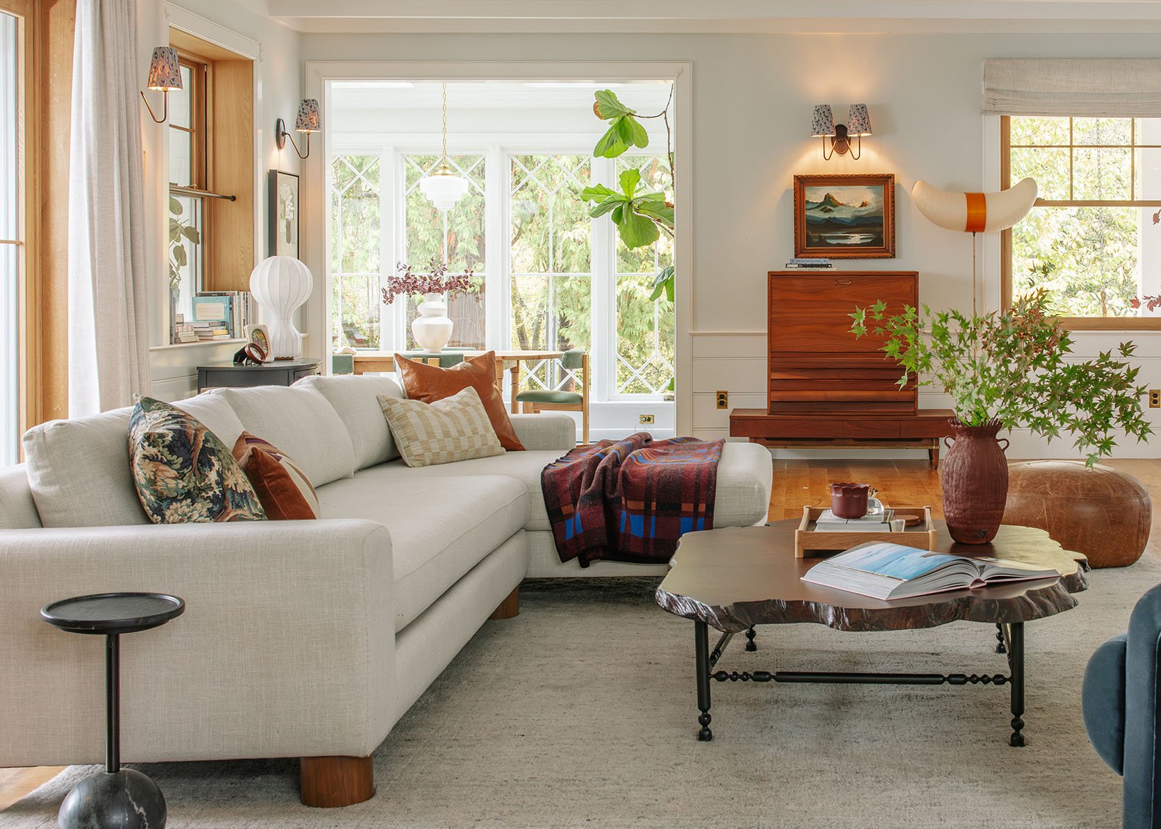 Trying Another Sofa Set-Up In Our Living Room: The Milo Sectional Sofa