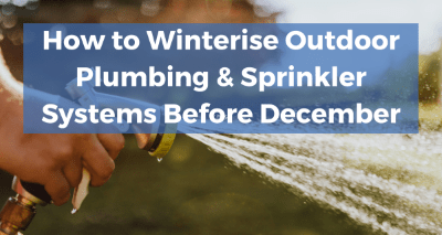 How to Winterize Outdoor Plumbing and Sprinklers Before Winter
