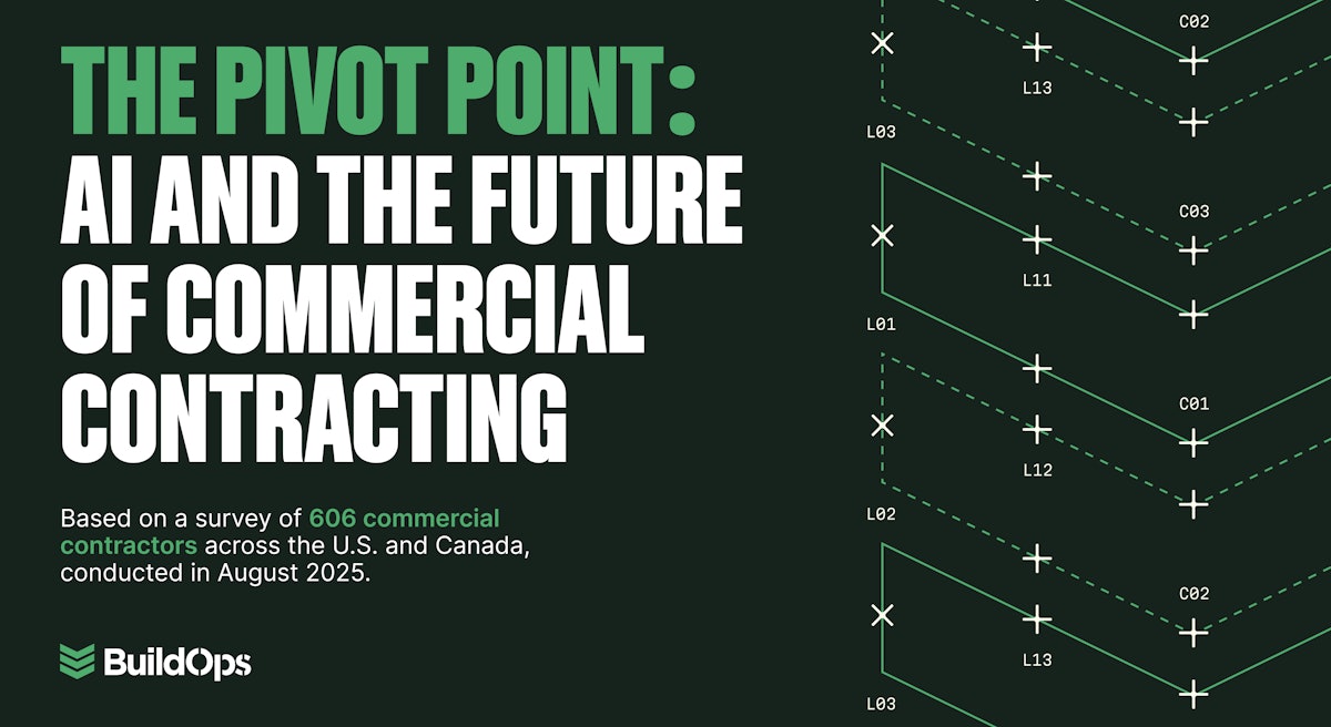 BuildOps Report: AI Adoption Reaches a Turning Point in Commercial Contracting