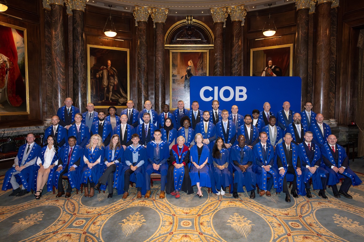 Congratulations to new CIOB members and fellows