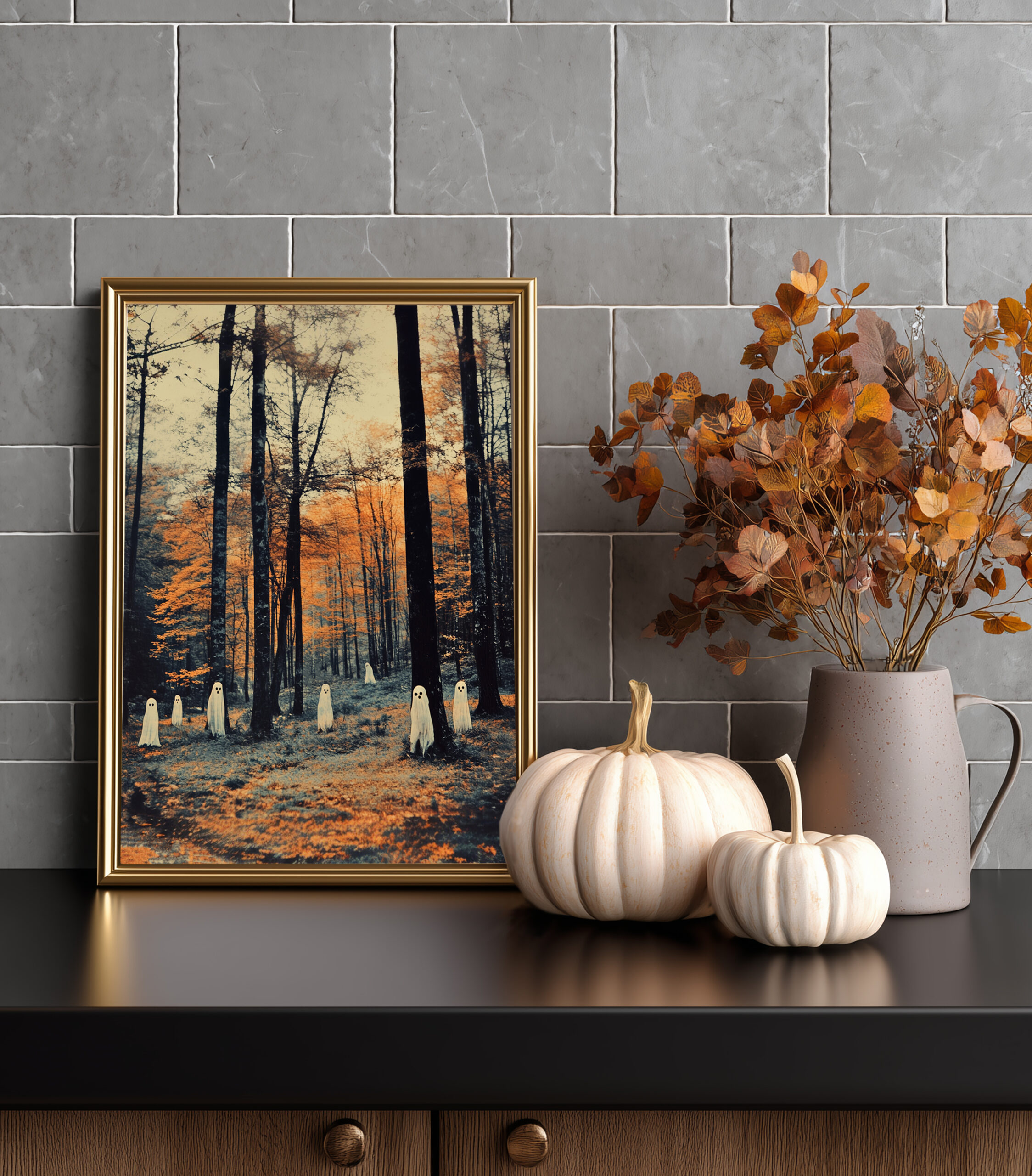 Forest Ghosts Printable Art | Centsational Style