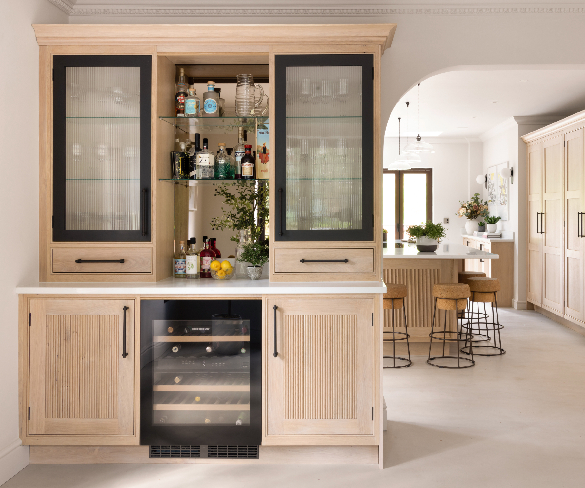Scandi Bespoke home bar by Searle &amp; Taylor