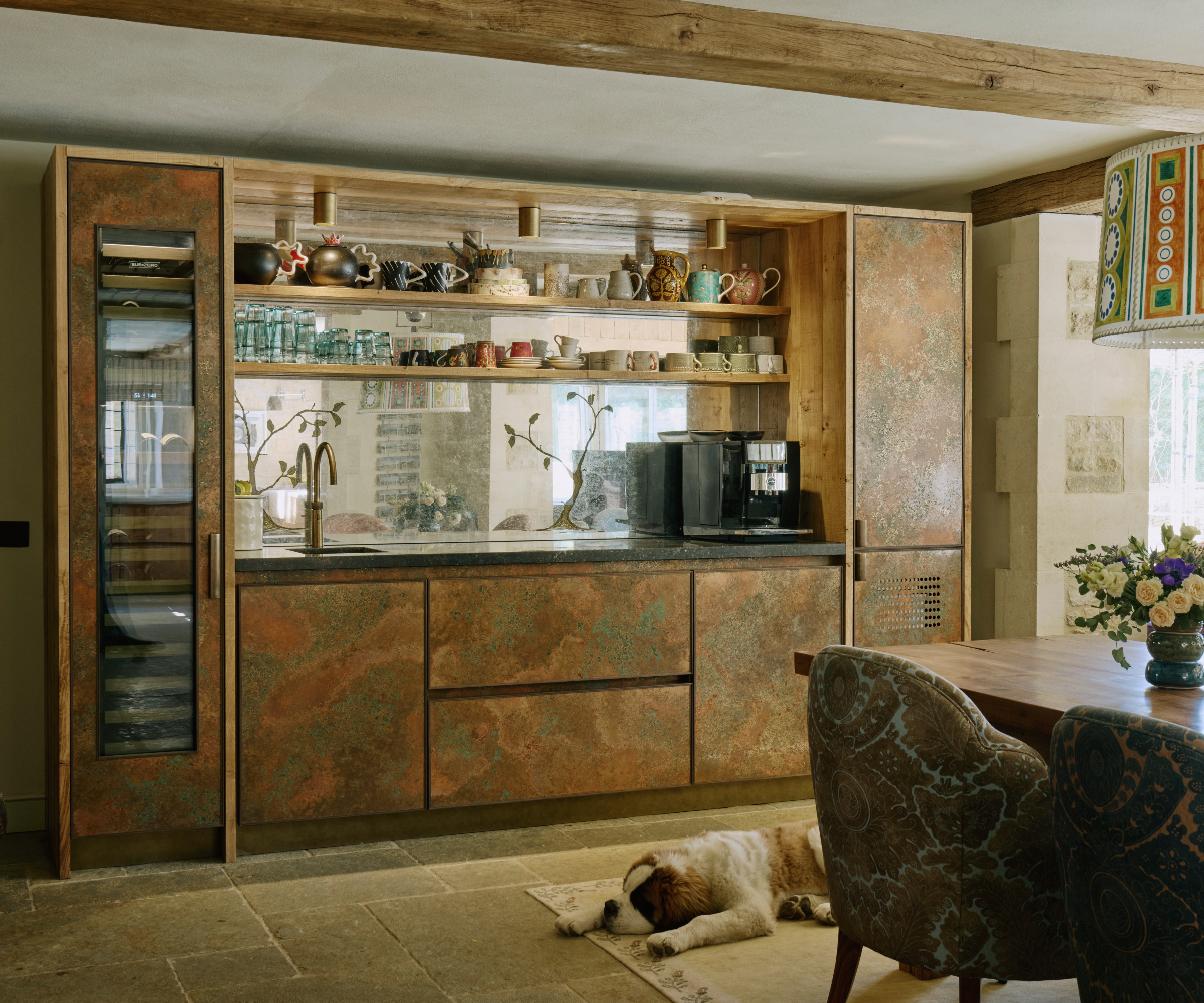 Home bar designed by Ledbury Studio