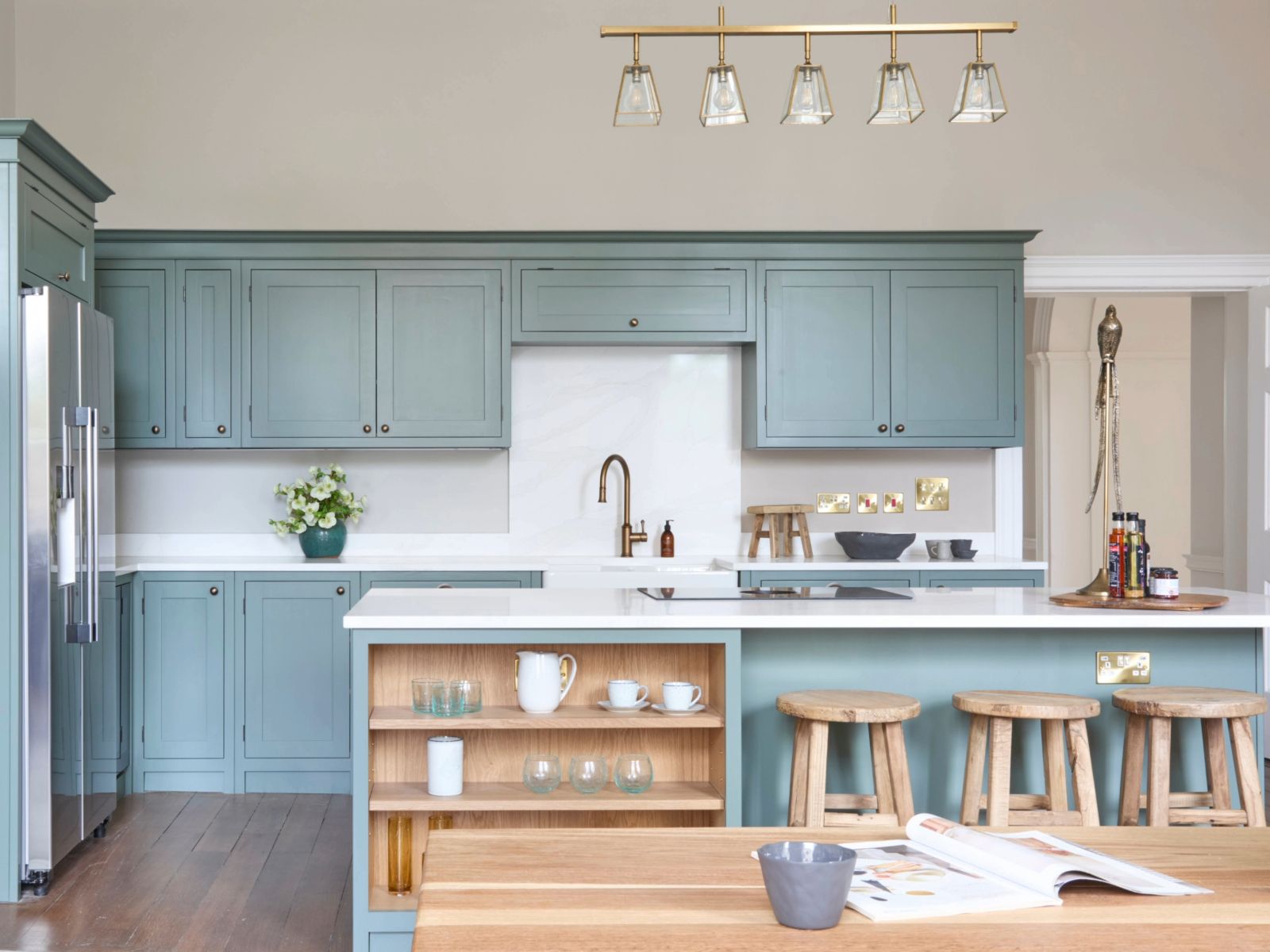 12 blue kitchen ideas for a clean, timeless look