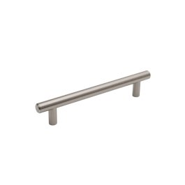 Brushed Nickel Finish Solid Steel Cabinet T Bar Handles