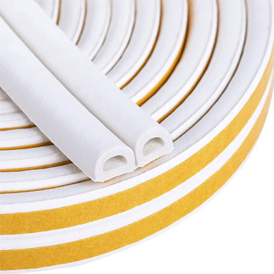 self-adhesive draught proofing strip
