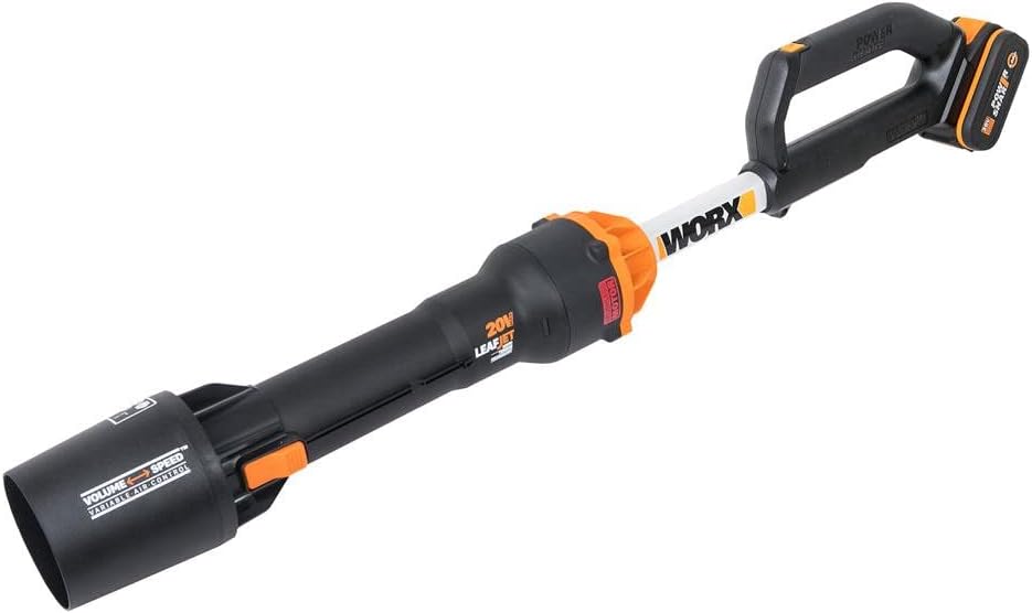 Worx Nitro Wg543e 18v(20v Max) Cordless Leaf Blower - Lightweight 20v Brushless Motor 2.0 Leafjet With 4.0ah Power Share Battery and Charger